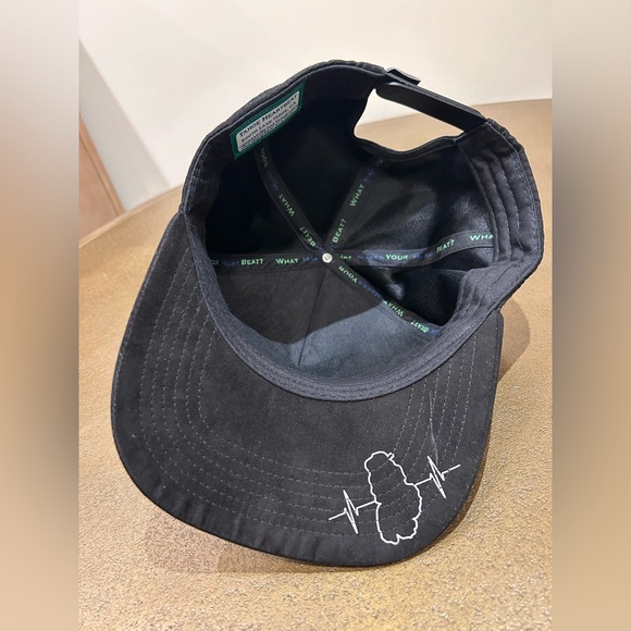 The Tahoe Heartbeat Hat Snap Back Black/white, Unique Print, Very Nice Condition - Picture 5 of 8